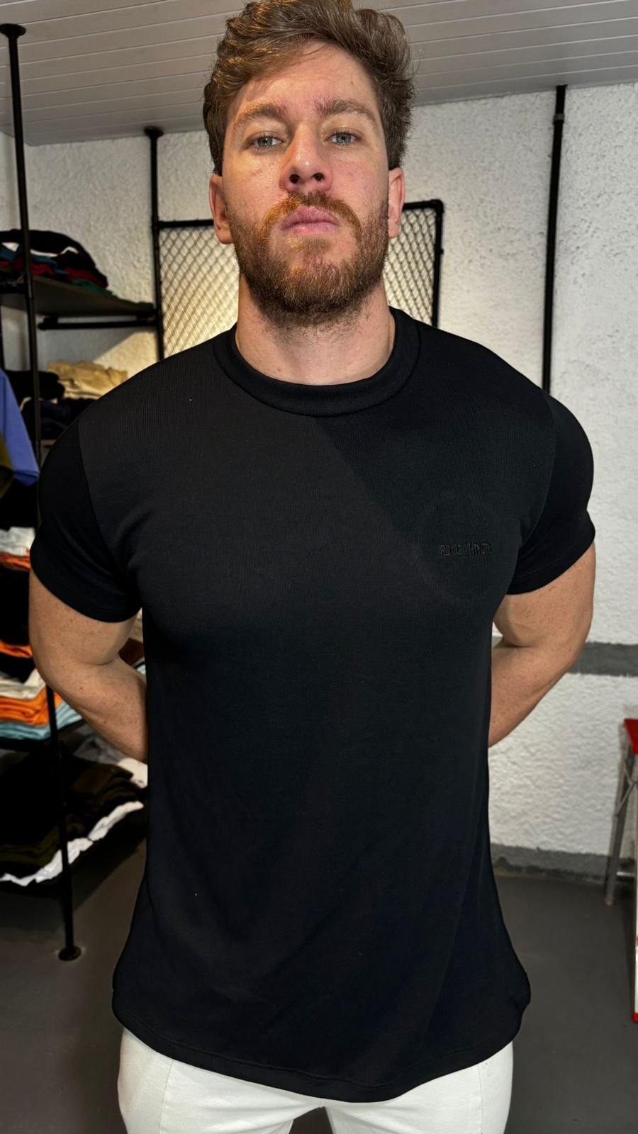 Camisa Tricot Preta - Imagem 5