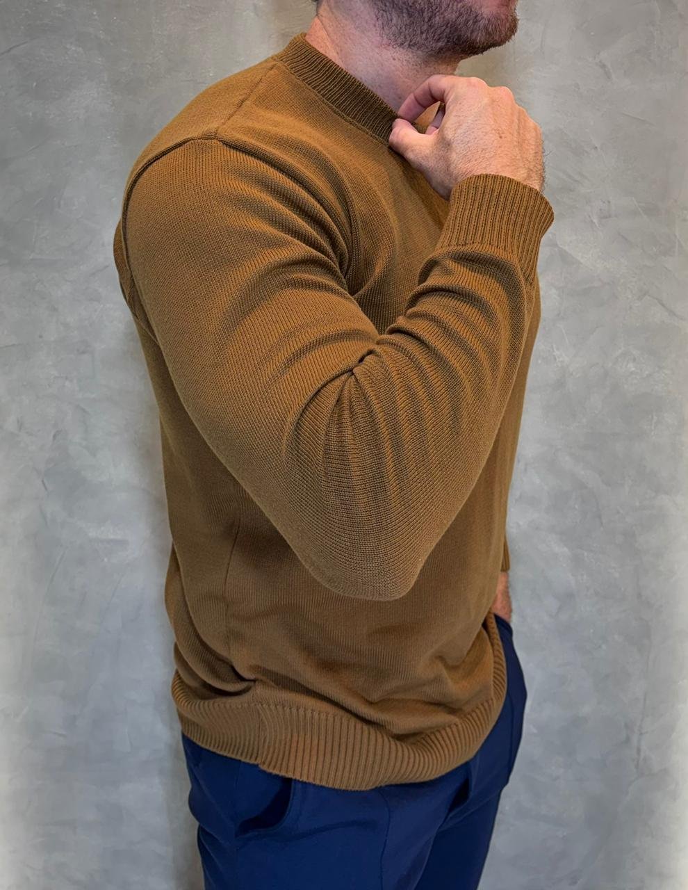 Suéter Tricot Marrom